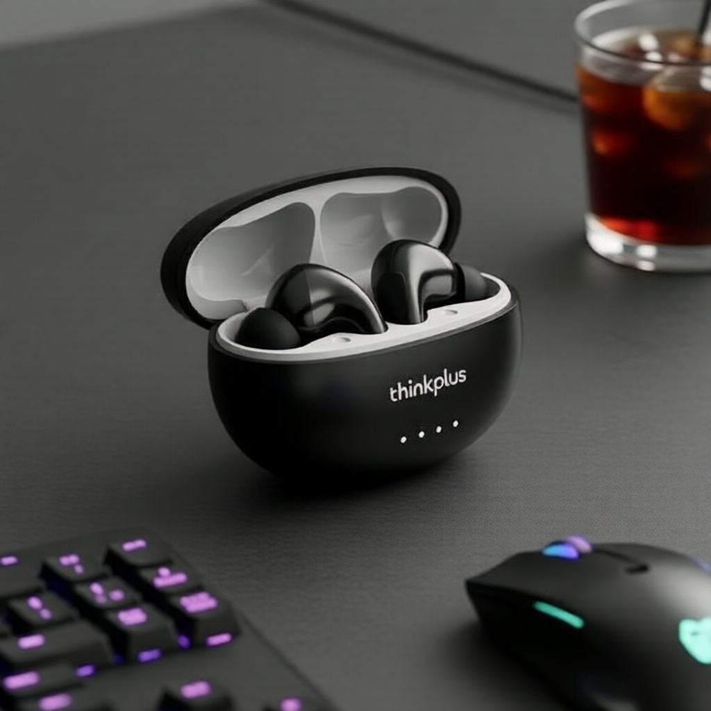 Tai nghe Bluetooth Lenovo LP5 PRO Gaming, độ trễ cực thấp, âm bass sâu, pin bền