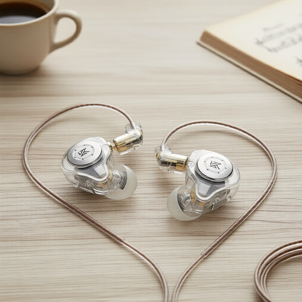 Tai nghe có dây KZ EDX PRO 1DD, tai nghe HiFi bass sâu cho game thủ và audiophile