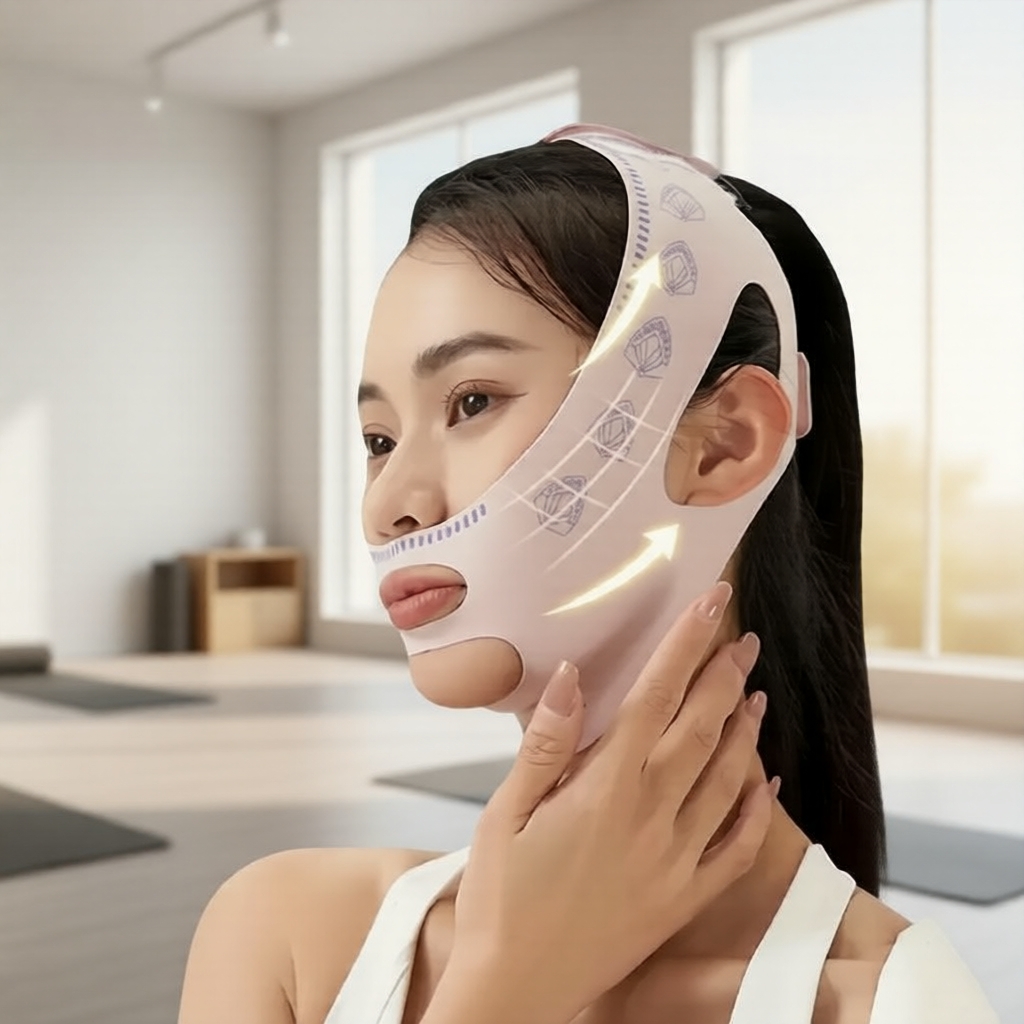 Băng Quấn V-Line - Mặt Nạ Nâng Cơ Mặt Tạo Cằm V-Line và Giảm Nếp Nhăn
