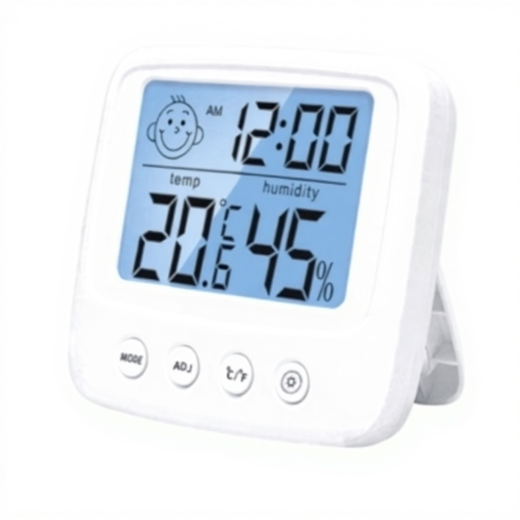 Nhiệt ẩm kế điện tử cho bé đo nhiệt độ và độ ẩm chính xác