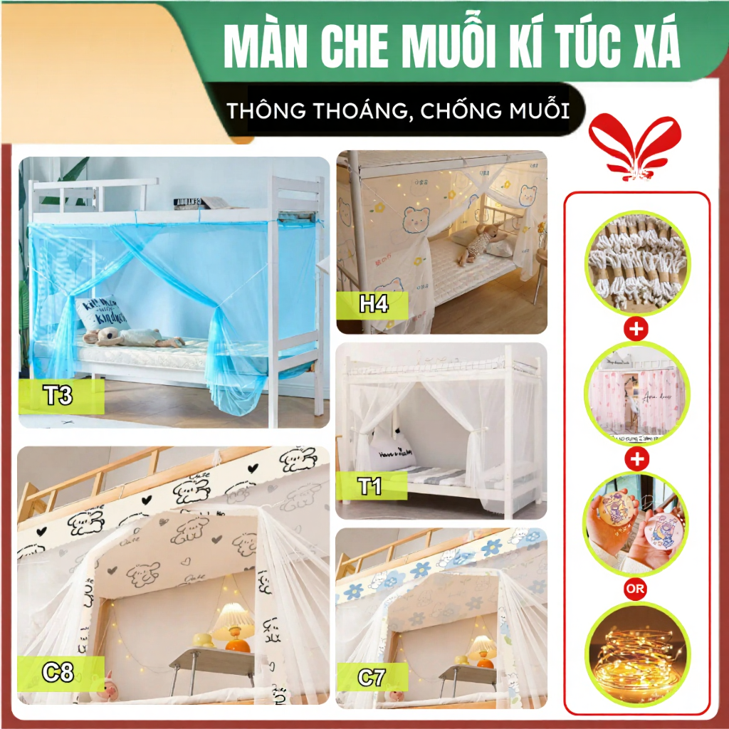 Màn ký túc xá giường tầng cho sinh viên 4UNI