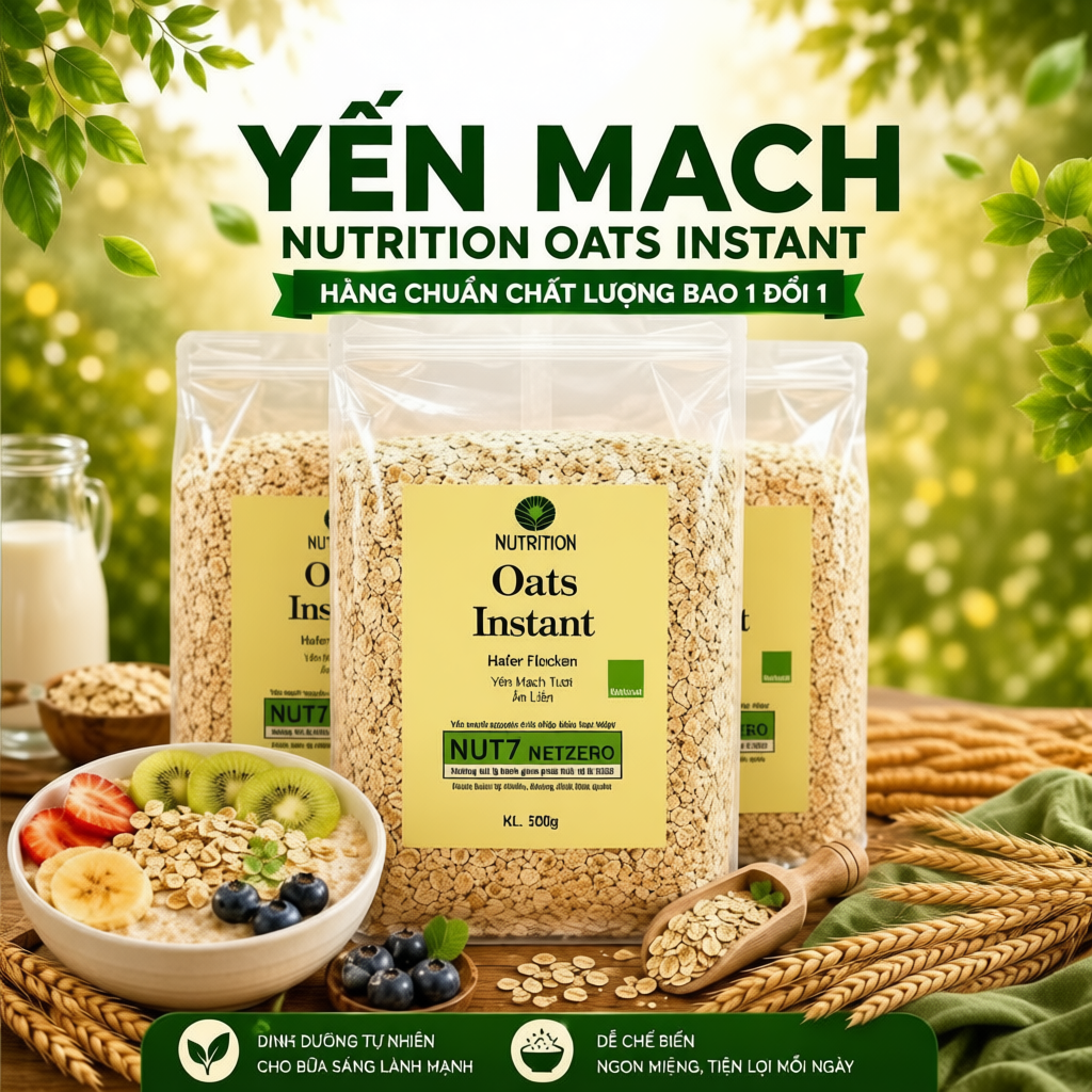 Yến mạch hữu cơ Hafer Flocken Bio Alnatura Đức mẫu mới túi 500g
