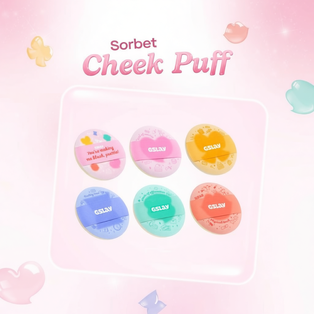[QUÀ TẶNG] Mút Trang Điểm Mini Đánh Má Hồng Tiện Lợi - GSLAY Cheeky Puff (Ngẫu nhiên)