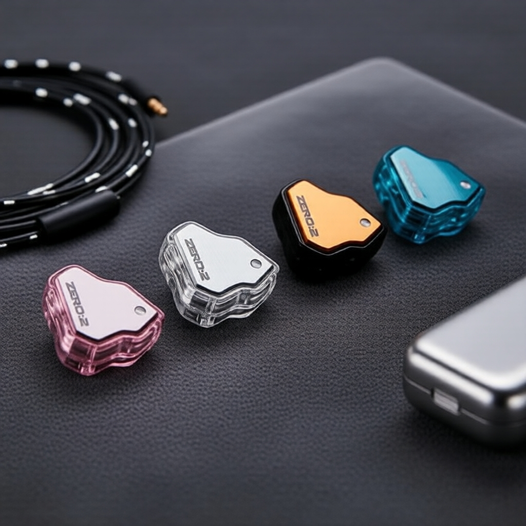 Tai nghe có dây 7Hz x Crinacle Zero Gen 2, driver 10mm, âm bass HiFi, cáp tháo rời, dùng cho nghe nh