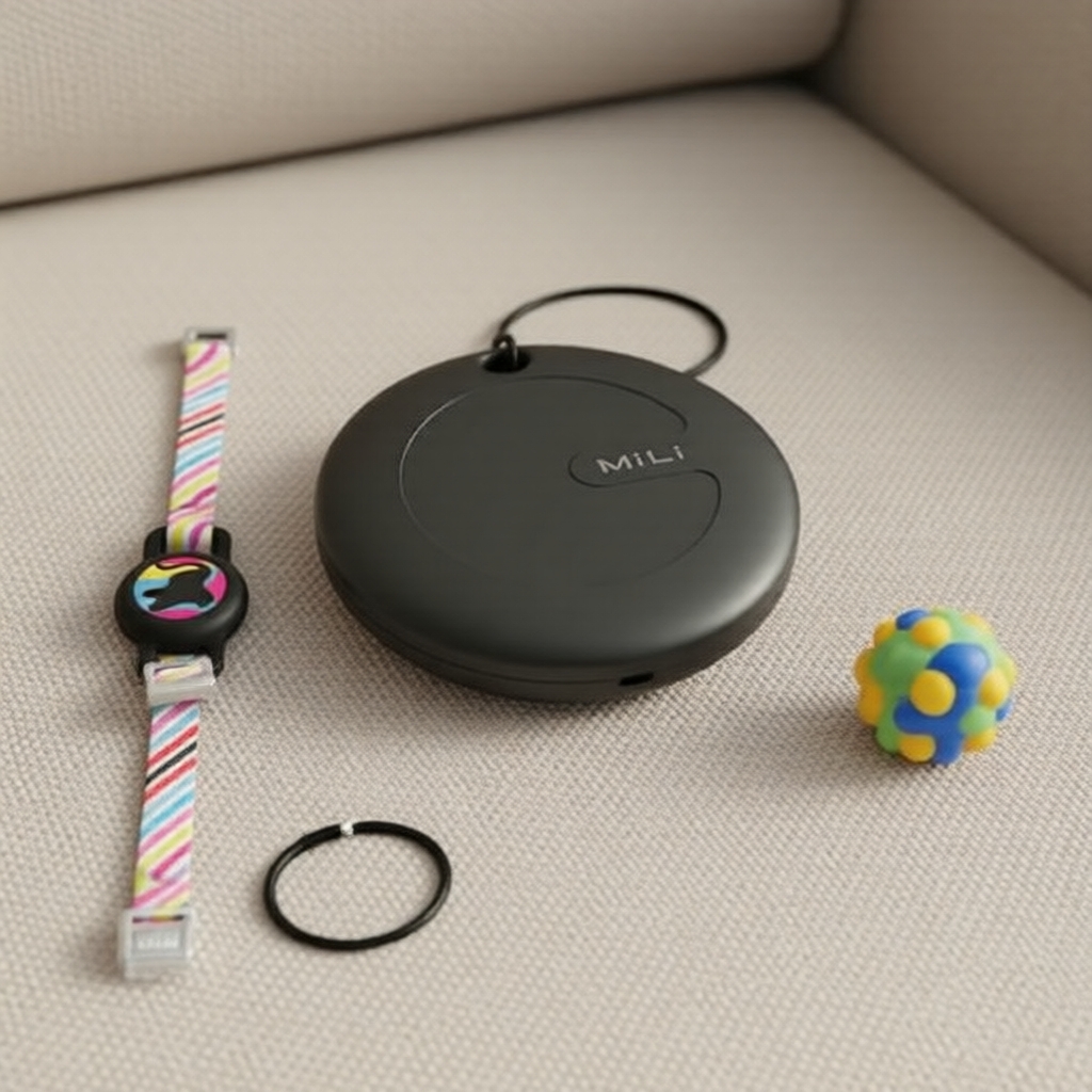 MiLi Nhãn định vị GPS chống nước cho thú cưng, hoạt động với mạng Find My Device của Android