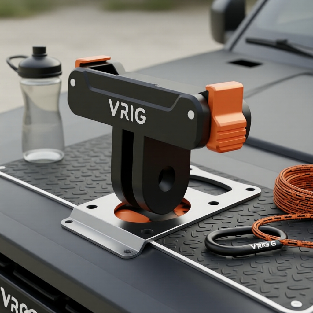 Camera Tripod Mount Vrig AC-92 cho DJI Action6 / 5PRO / 4 / 3 Từ Tính Phát Hành Nhanh Osmo360 / Nano