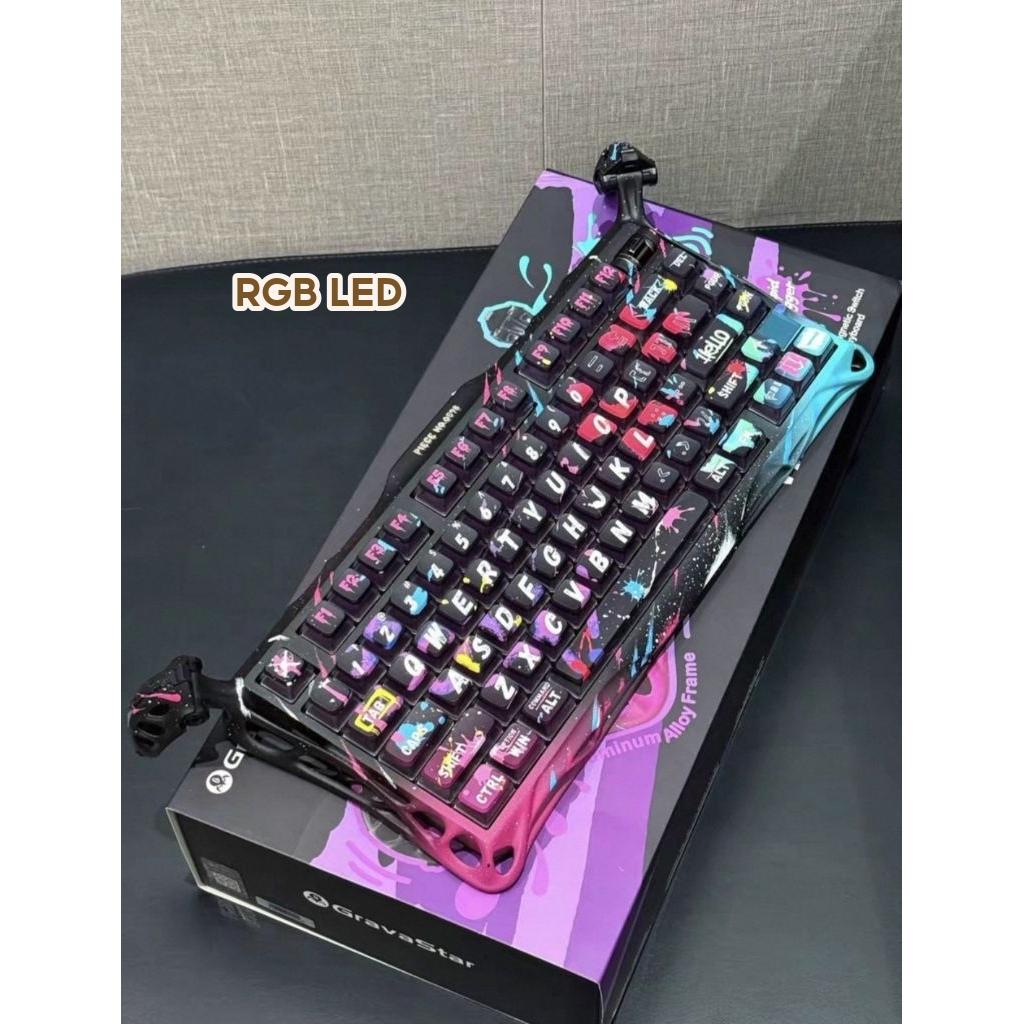 Gravastar K1 && V75, V60PRO bàn phím cơ chơi game, thiết kế siêu ngầu