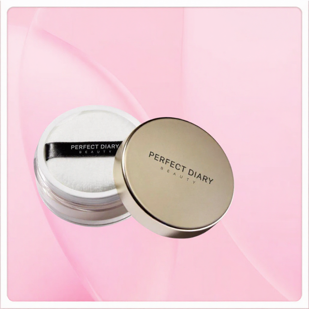 Phấn phủ kiềm dầu Perfect Diary phiên bản nắp bạc mới giữ nền lâu 7g hichi beauty