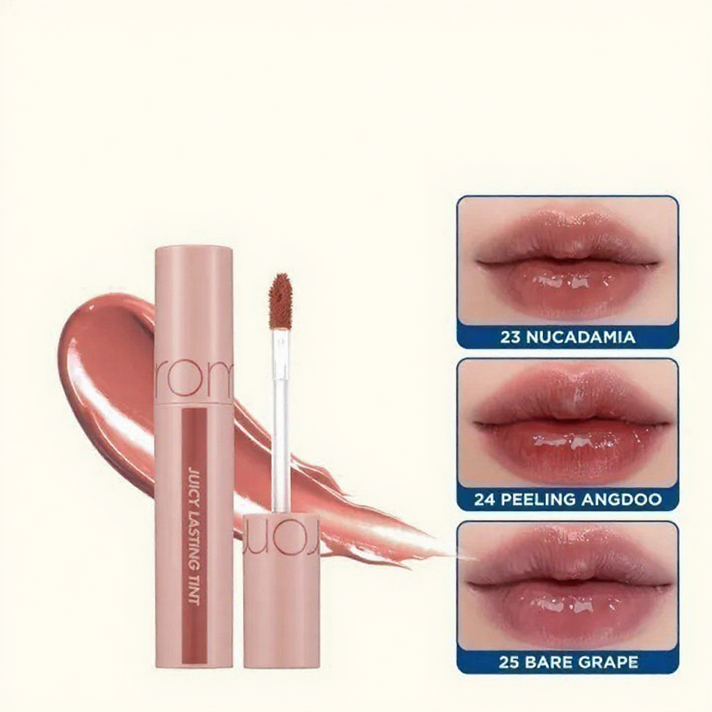 Son Tint lì cho môi căng mọng Hàn Quốc Romand Juicy Lasting Tint 5.5g
