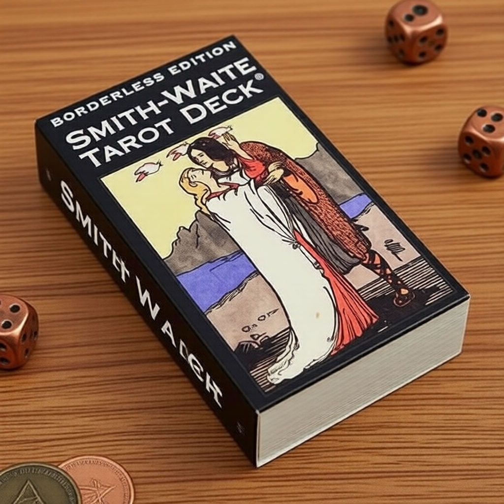 78 Lá Bài Tarot RWS Không Viền Cho Người Mới Bắt Đầu – Bói Toán & Đồ Dùng Pagan