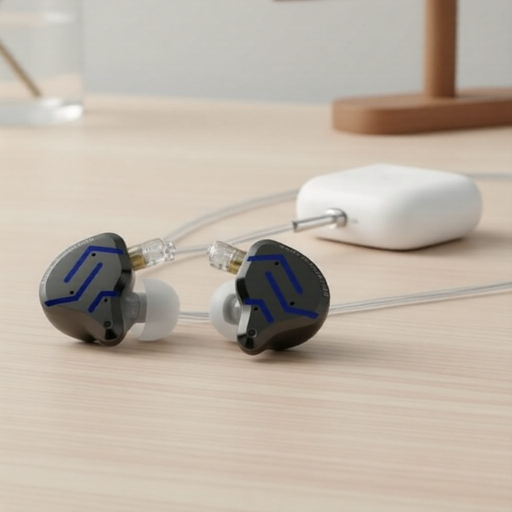 Tai nghe KZ ZSN Pro 2 1BA+1DD Hybrid In-Ear, âm thanh Hifi, phù hợp giám sát và chơi game
