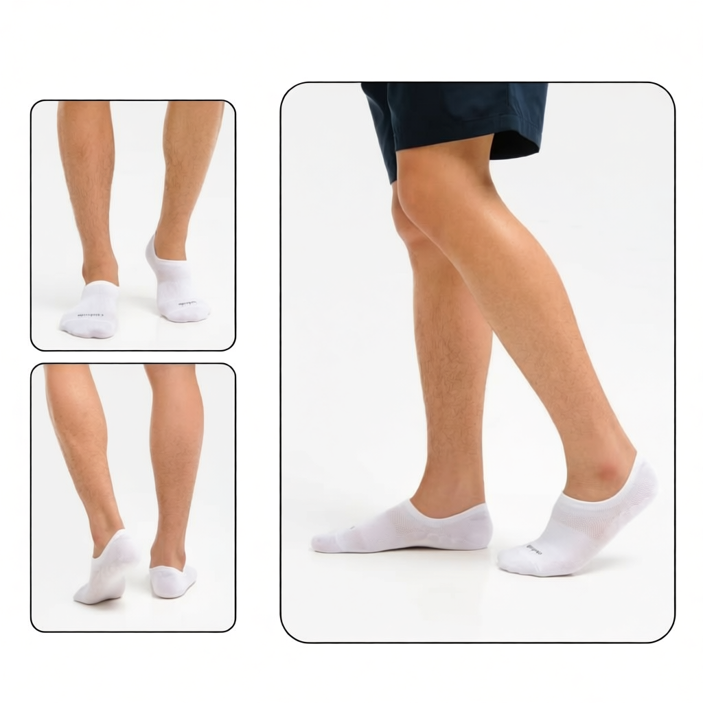 [Coolmate Outlet] Tất Nam Cổ lười Vải Cotton Chống Trượt