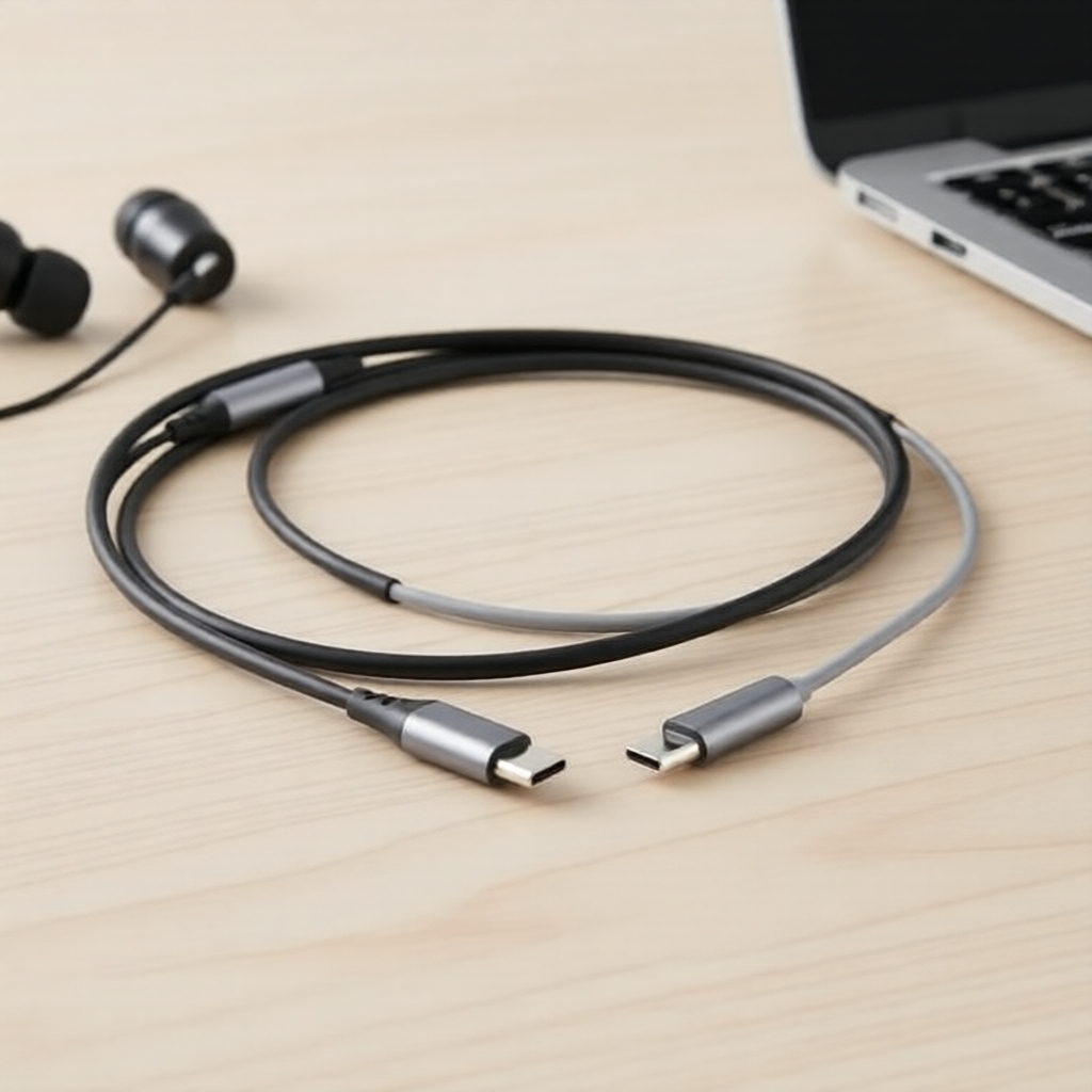 Cáp chuyển đổi USB-C 3.5mm cho iPhone 16 Pro Max 16E Elite