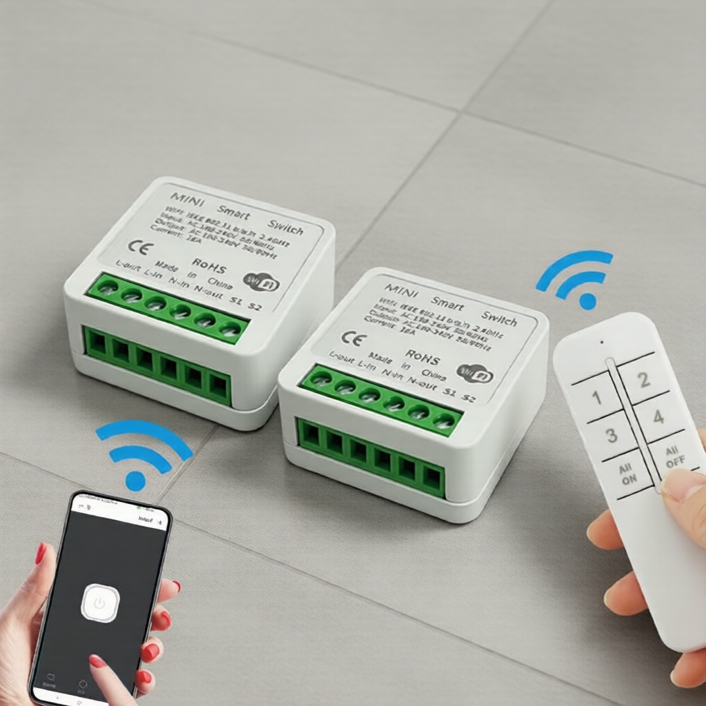 Bộ hẹn giờ thông minh Smart Timer Switch Kit, EWelink WiFi + RF 2.4G, điều khiển từ xa qua ứng dụng 