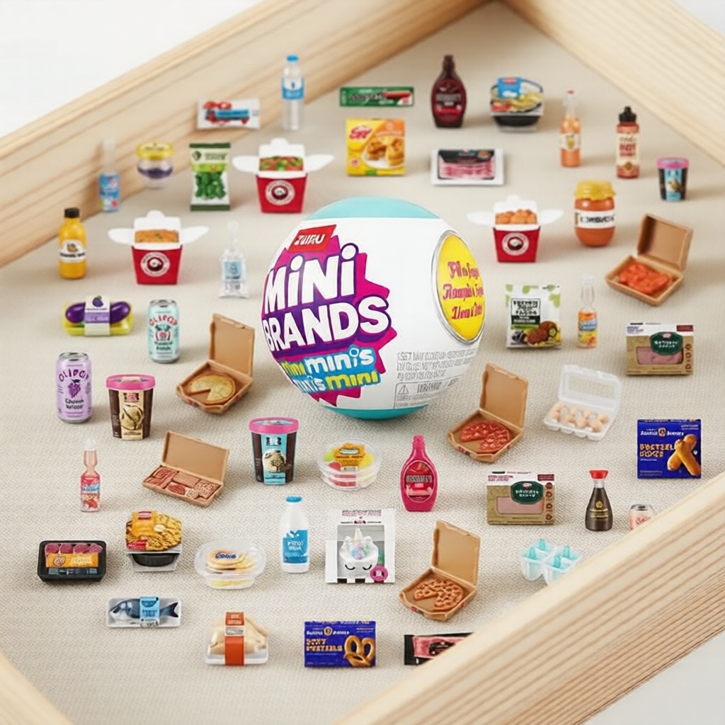 ZURU Mini Brands Fill The Fridge Series 1 Mini Minis Bộ sưu tập bất ngờ, 1 viên nang (từ 8 tuổi trở 