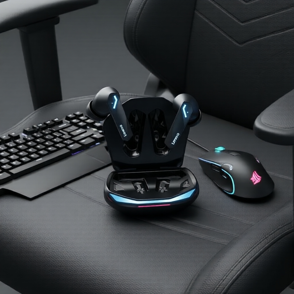 Tai nghe chơi game không dây Lenovo GM2 Pro: Âm thanh nổi HD, mic, đèn LED, chống nước