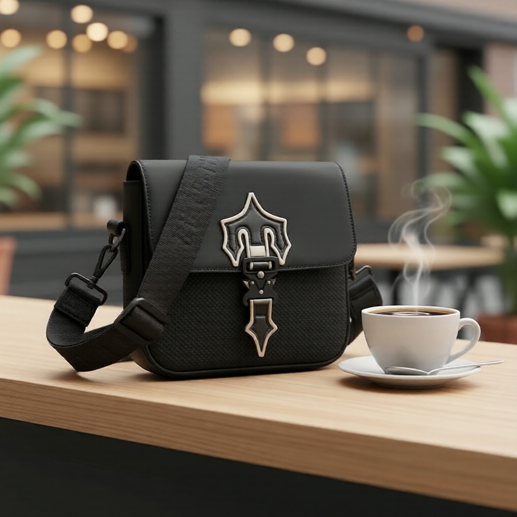 Trapstar Túi đeo chéo Hip Hop, túi messenger du lịch chống nước cao cấp
