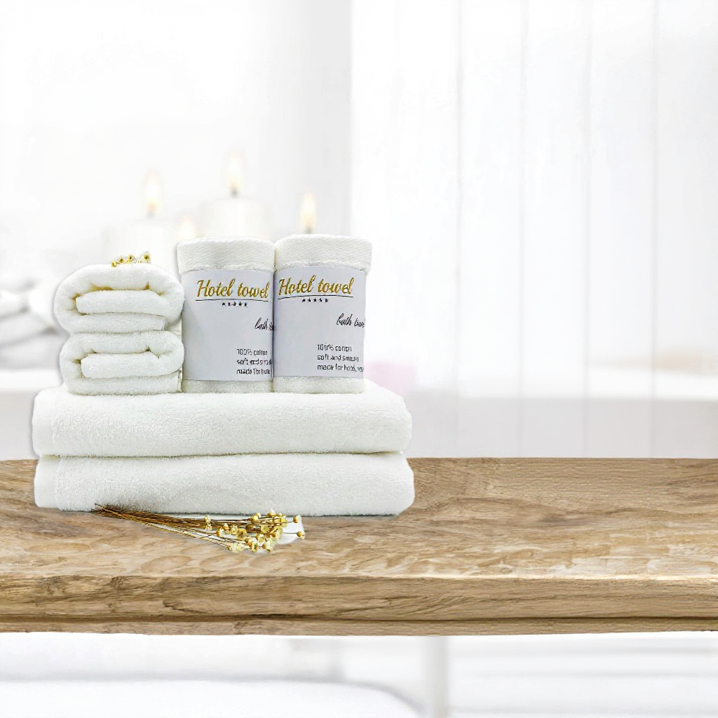 Khăn khách sạn Lotus Towel 100% cotton cao cấp mềm mịn