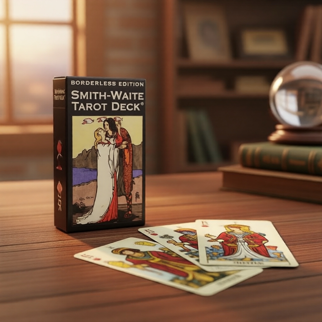 Bộ bài Tarot RWS Không Viền 78 Lá Dành Cho Người Mới, Bói Toán & Thực Hành Pagan