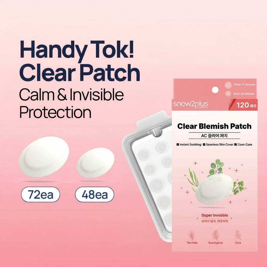 [Snow2] Miếng dán phục hồi làm trắng da mụn / Clear Patch (120 Miếng Dán)