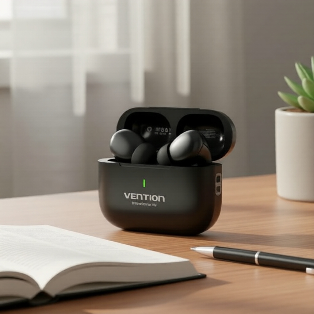 Tai nghe thể thao Vention E11 PRO, TWS không dây, chống ồn chủ động, chống nước, âm bass mạnh