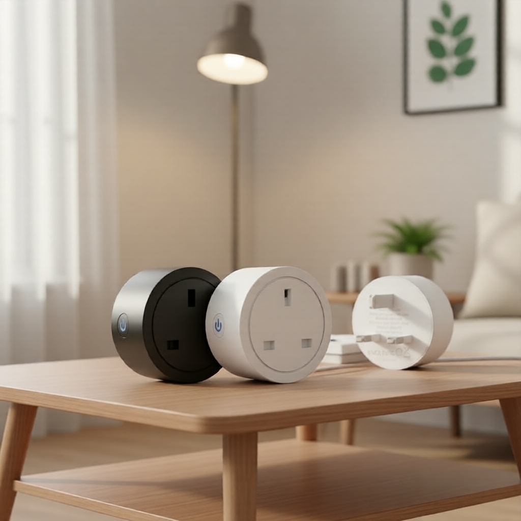 Phích cắm thông minh WiFi 16A chuẩn Anh (UK) với chức năng đo năng lượng, hẹn giờ, ứng dụng CozyLife