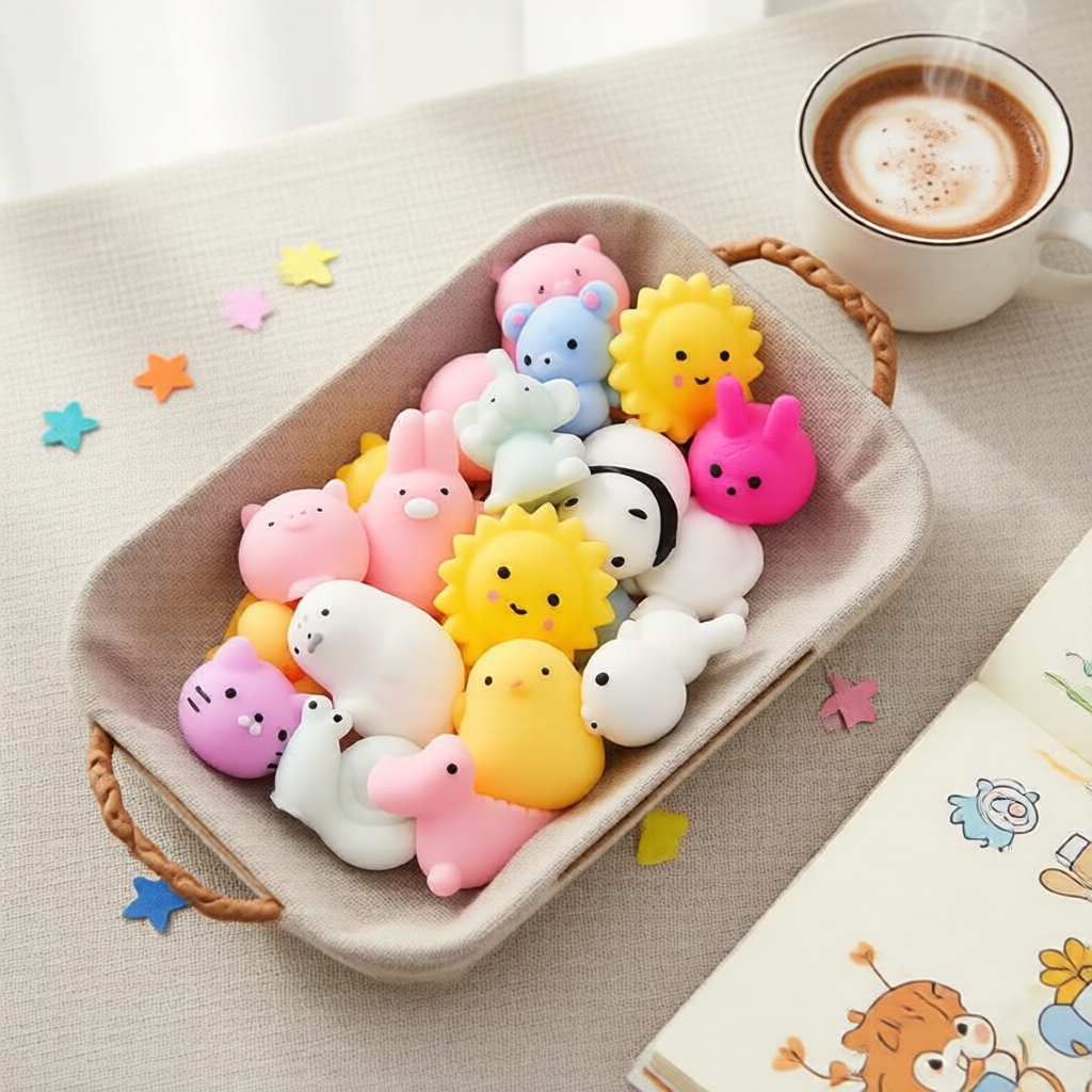Đồ chơi thú cưng mềm dễ thương - Bóng bóp squishy, bóp tay thư giãn