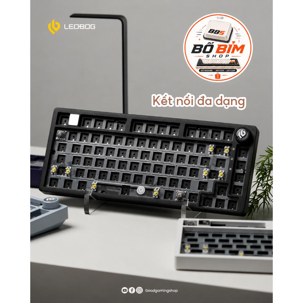 🔥Kit Bàn Phím Cơ Leobog Hi75C Pro 3 Mode | Nhôm CNC | Gasket Mount | Hotswap 3/5 Pin | RGB