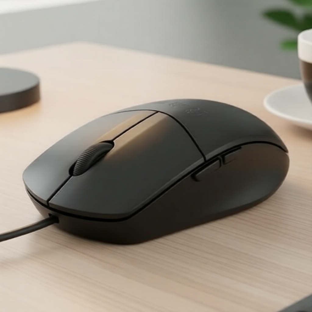 Chuột có dây A4Tech OP520SU Click êm, tương thích laptop văn phòng, đèn nền dịu