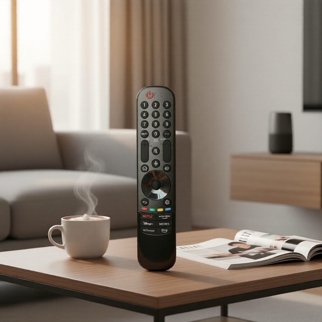 Điều khiển từ xa giọng nói không dây Magic kèm mic cho TV LG QNED OLED HDR 4K MR24GA MR24GN