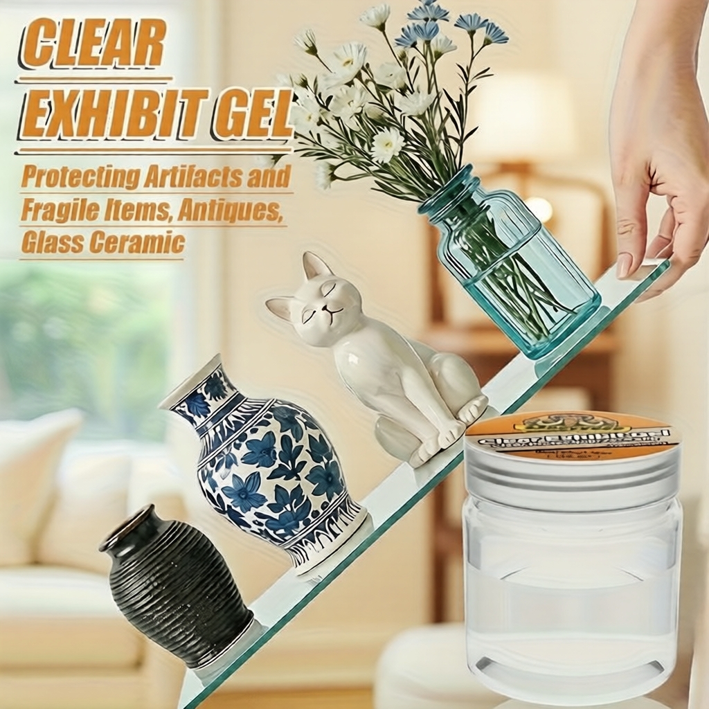 Gel giữ tranh CLEAR EXHIBIT Gel 50g, keo dán tháo rời tái sử dụng cho khung ảnh & tranh treo tường