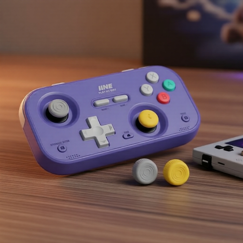 Bộ điều khiển game IINE Retro Mini, cần analog Hall-Effect, tần số 1000Hz, thiết kế nhỏ gọn công thá