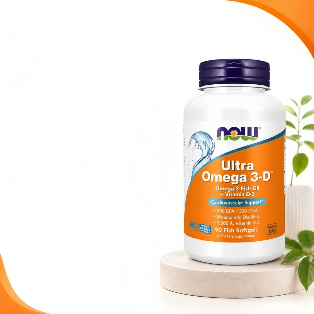(Đủ bill) Dầu cá Ultra Omega 3D, 600 EPA / 300 DHA, bổ sung vitamin D3 hỗ trợ xương khớp, tim mạch, 