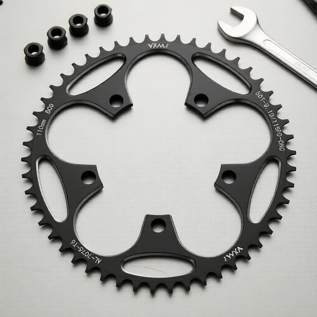 Đĩa xích 110mm BCD VXM, 5 lỗ, răng hẹp rộng cho xe đạp đường trường, tương thích Shimano R7000 R8000