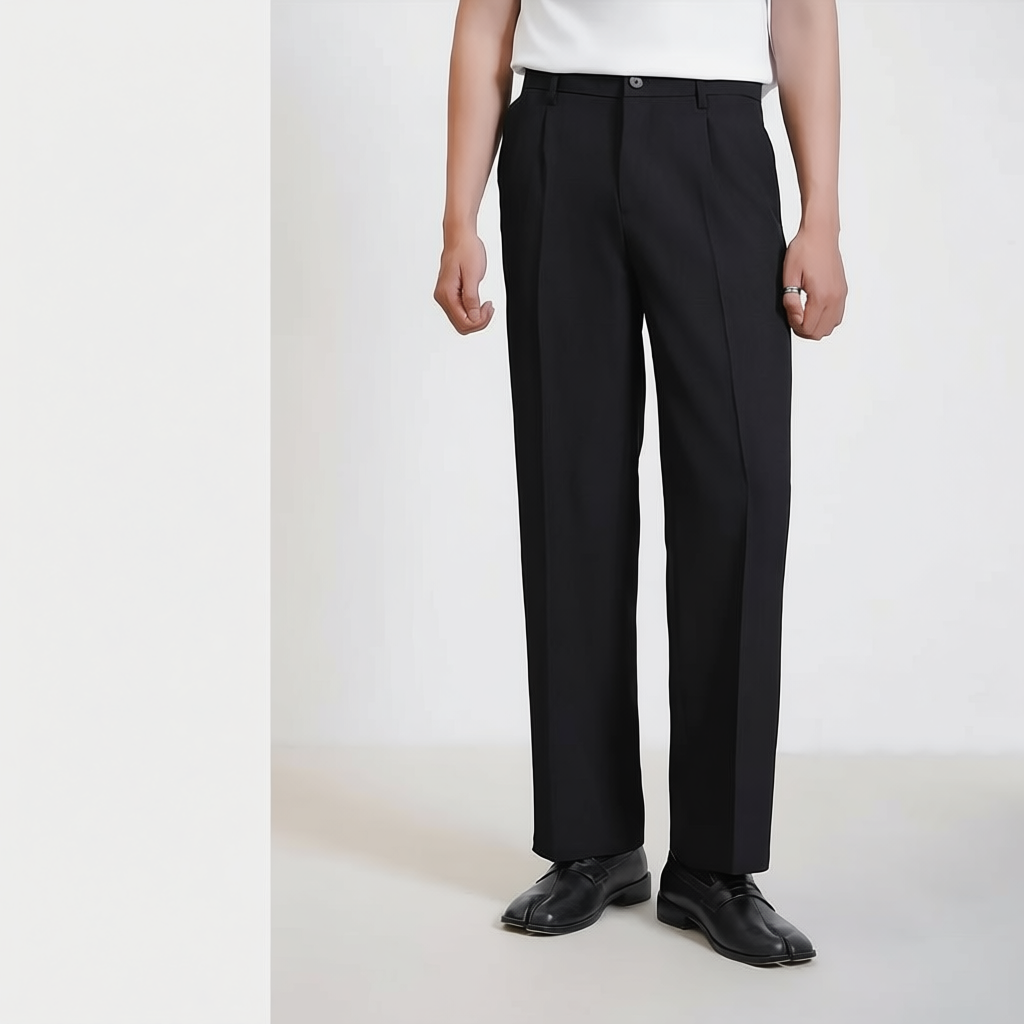 Quần tây nam ống suông đứng JBAGY Straight Trouser vải âu cao cấp