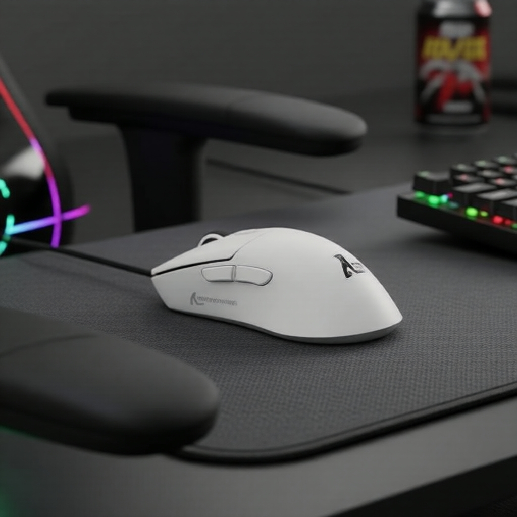 Chuột Gaming Attack Shark R1 59g, 3 chế độ kết nối, cảm biến DPI cao