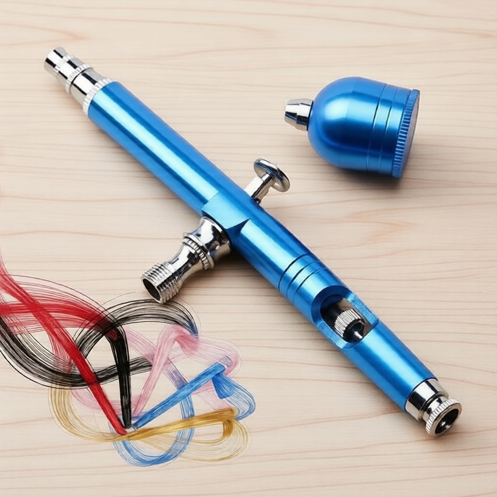 Súng phun sơn LVLP Auarita MP500 đầu phun 1.3mm, cốc 600cc dùng cho sơn xe, mô hình & đồ thủ công