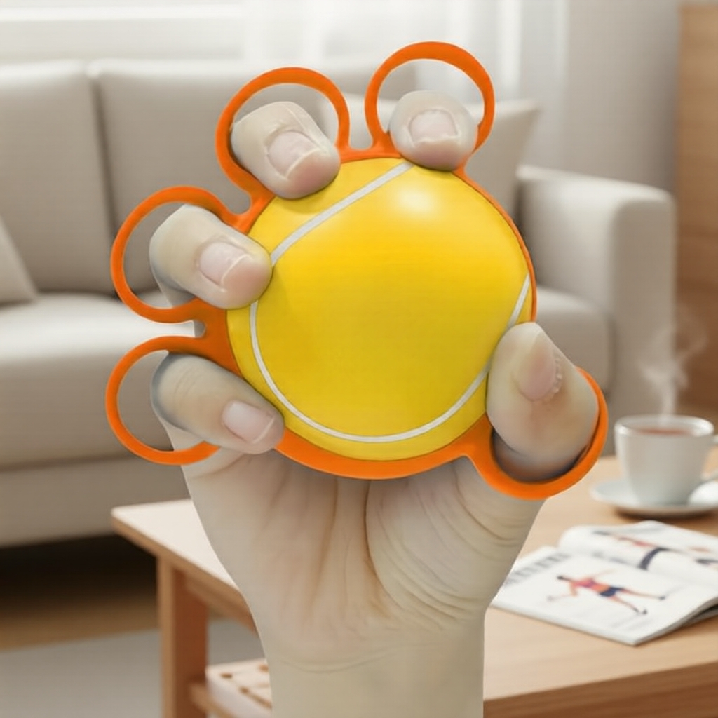 Bóng bóp tay phục hồi - Bóng giảm căng thẳng có kết cấu mềm & dụng cụ luyện tập tăng lực bóp tay
