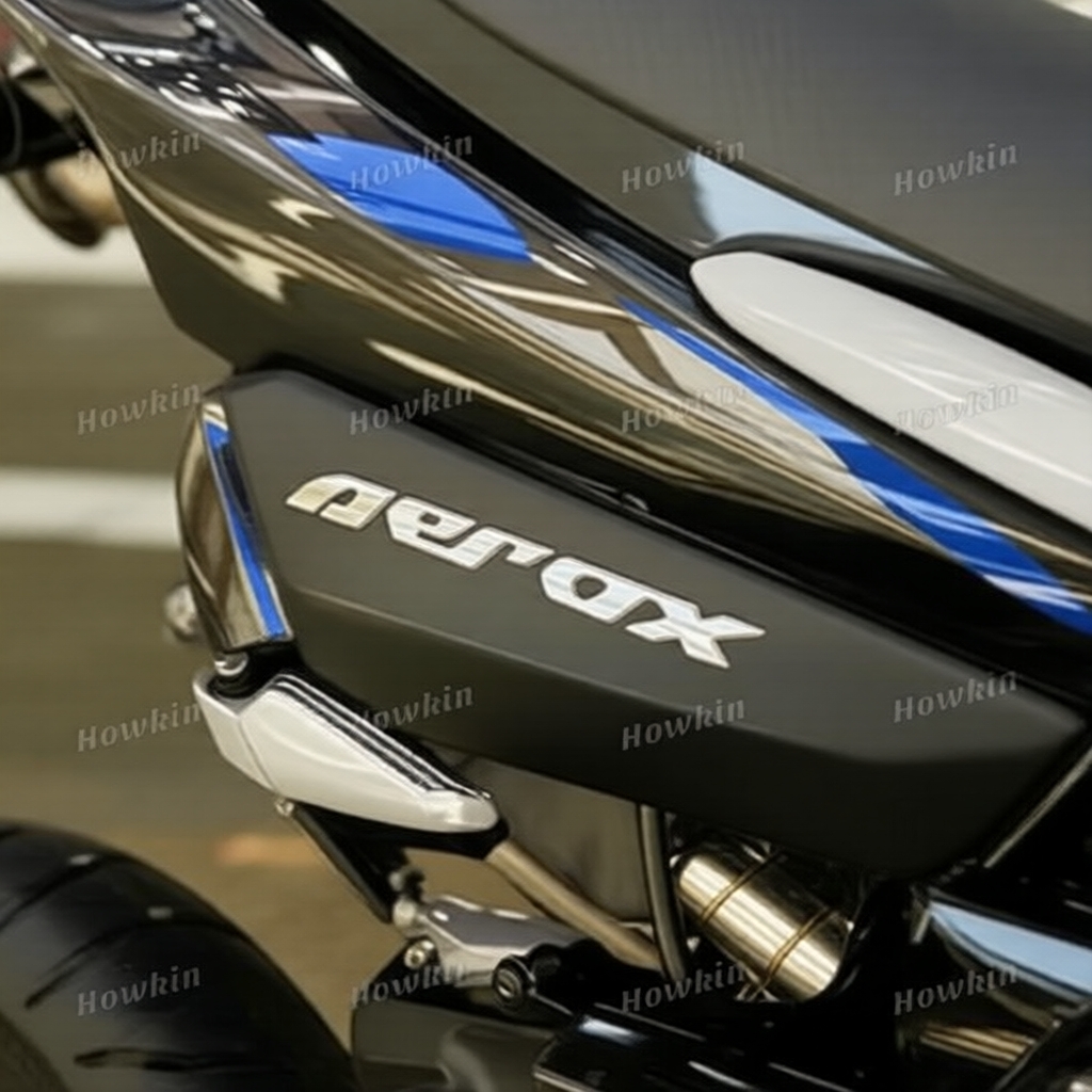 2x Logo 3D Nổi Aerox cho Yamaha Aerox 155 V1/V2