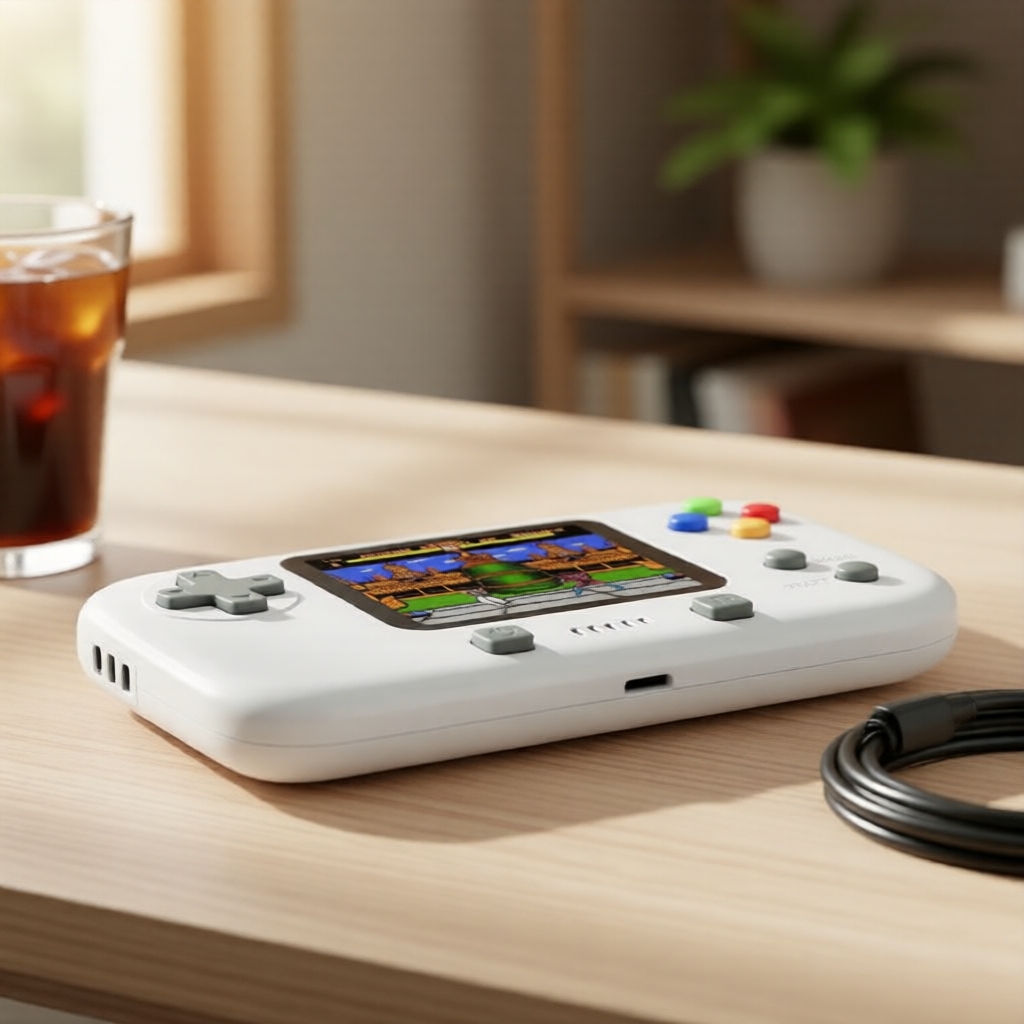 Máy chơi game cổ điển GAMINJA GC76 400 trò chơi, màn hình HD 2.8 inch, kết nối TV