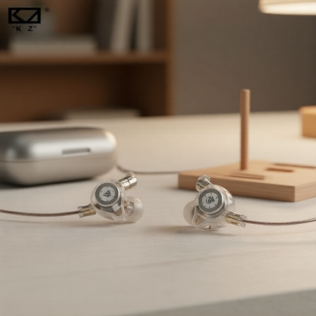 Tai nghe KZ EDX PRO 1DD, âm bass sâu, HiFi, dành cho game thủ & audiophile