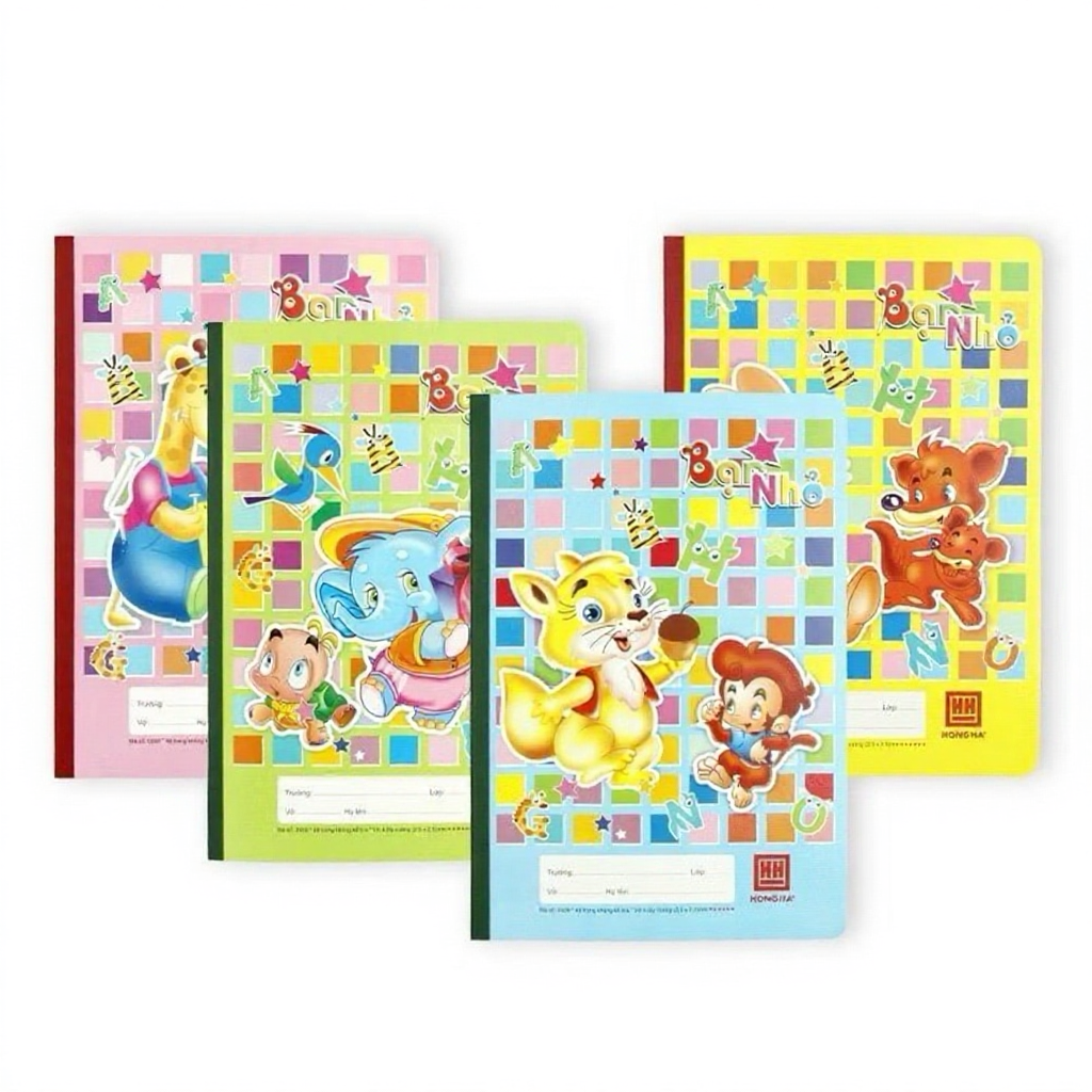 Set 10 quyển vở 4 ô ly 0509 Hồng Hà chính hãng