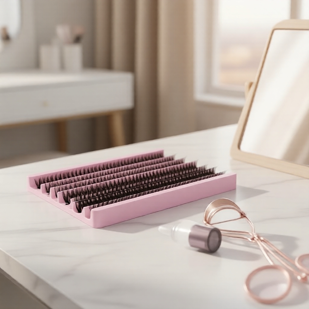 200 Cụm Lông Mi Cụm 8-16mm 50D/60D/30D Lông Mi Cá Nhân Nhìn Tự Nhiên Hộp Đơn