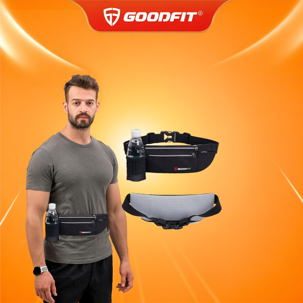 Túi đeo hông chạy bộ GoodFit GF108RB chống thấm nước, tiện lợi cho vận động