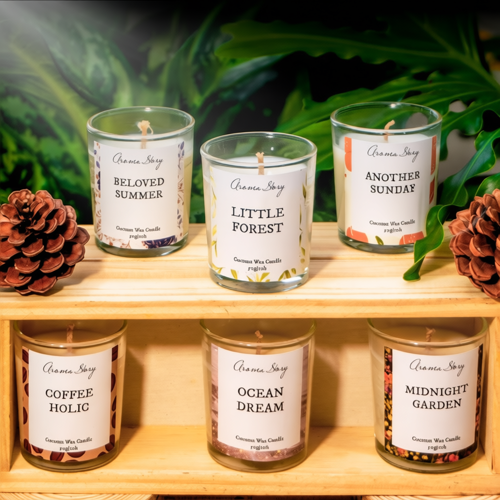 Nến Thơm Thiên Nhiên Bộ Sưu Tập Little Things Aroma Story Size 50g