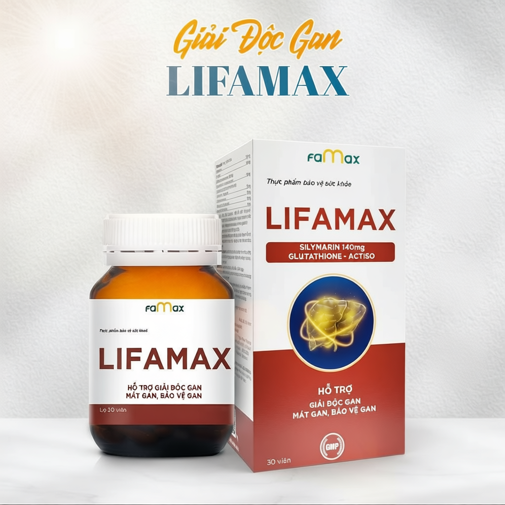 30 viên Lifamax hỗ trợ giải độc gan hiệu quả