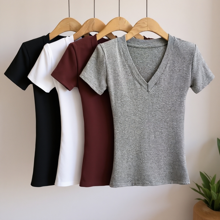 [VẢI MỊN] ÁO CỘC TAY CỔ TIM vải COTTON BOZIP co giãn 4 chiều ôm body siêu tôn dáng nữ m998 Lenogi ngocbichninhhiep