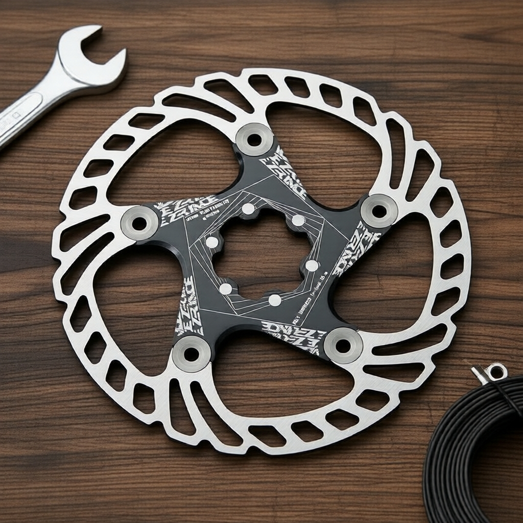 Đĩa phanh nổi xe đạp leo núi MTB ZRACE 180mm, tản nhiệt nhanh