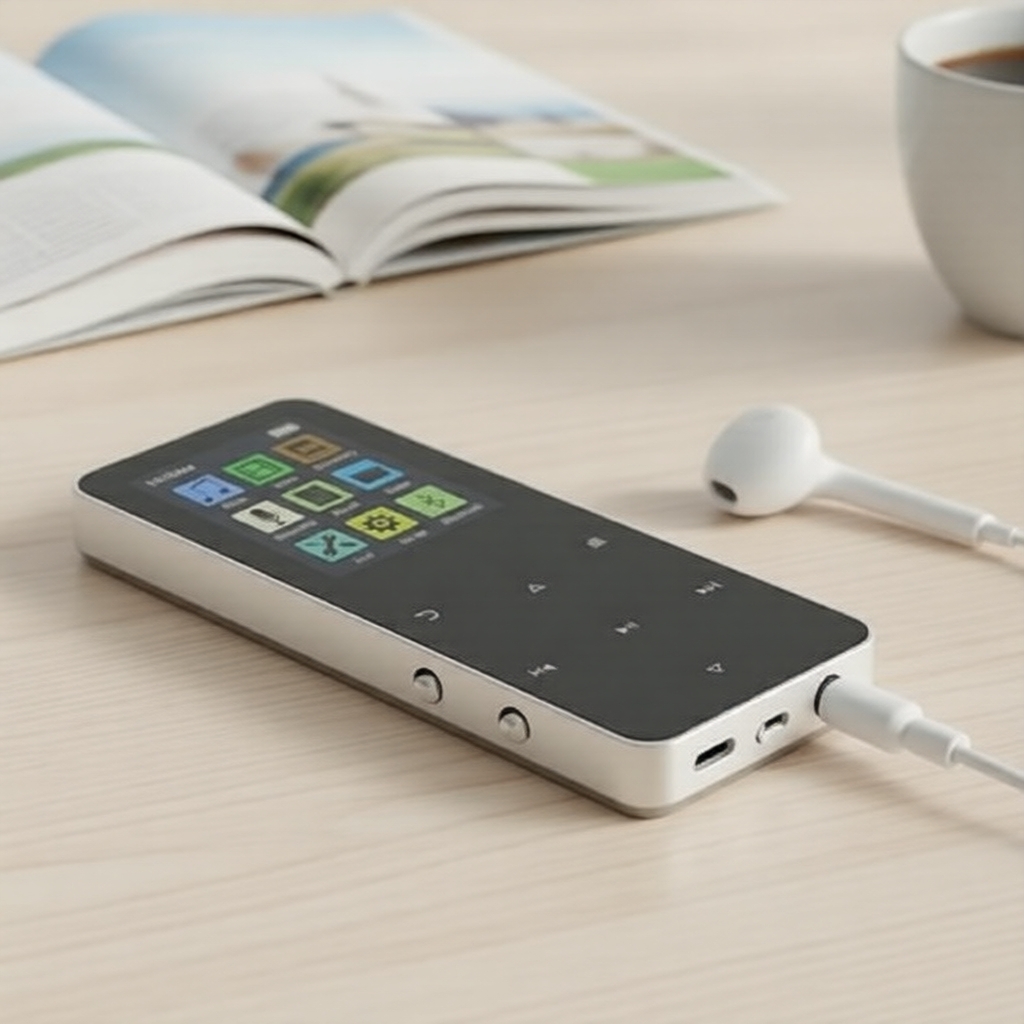 Máy nghe nhạc MP3/MP4 Bluetooth màn hình cảm ứng, nhỏ gọn cho sinh viên