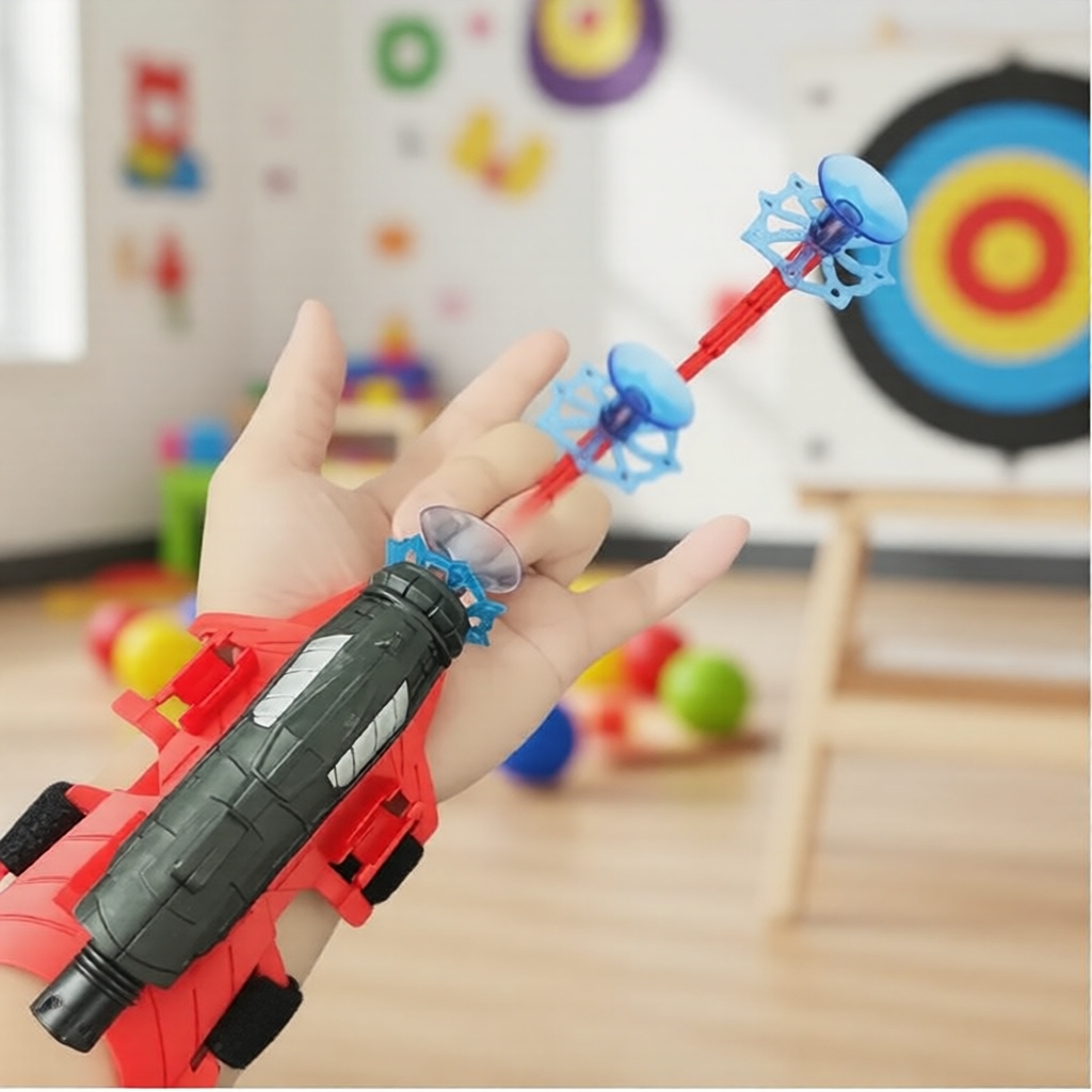 Bộ Đồ Chơi Nỏ Đeo Tay Cho Trẻ Em - Trò Chơi Nhập Vai Siêu Anh Hùng Bắn Súng Quà Tặng Giáng Sinh Thể 